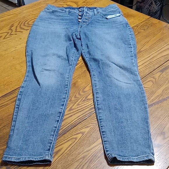 Lucky Brand Denim - LUCKY BRAND Jeans Womens 6 / 28 BLUE ANKLE BUTTON FLY Preowned Spring